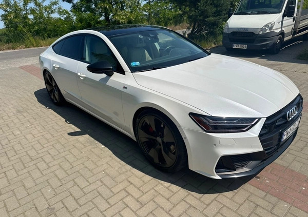 Audi A7 cena 190000 przebieg: 45000, rok produkcji 2019 z Wągrowiec małe 211